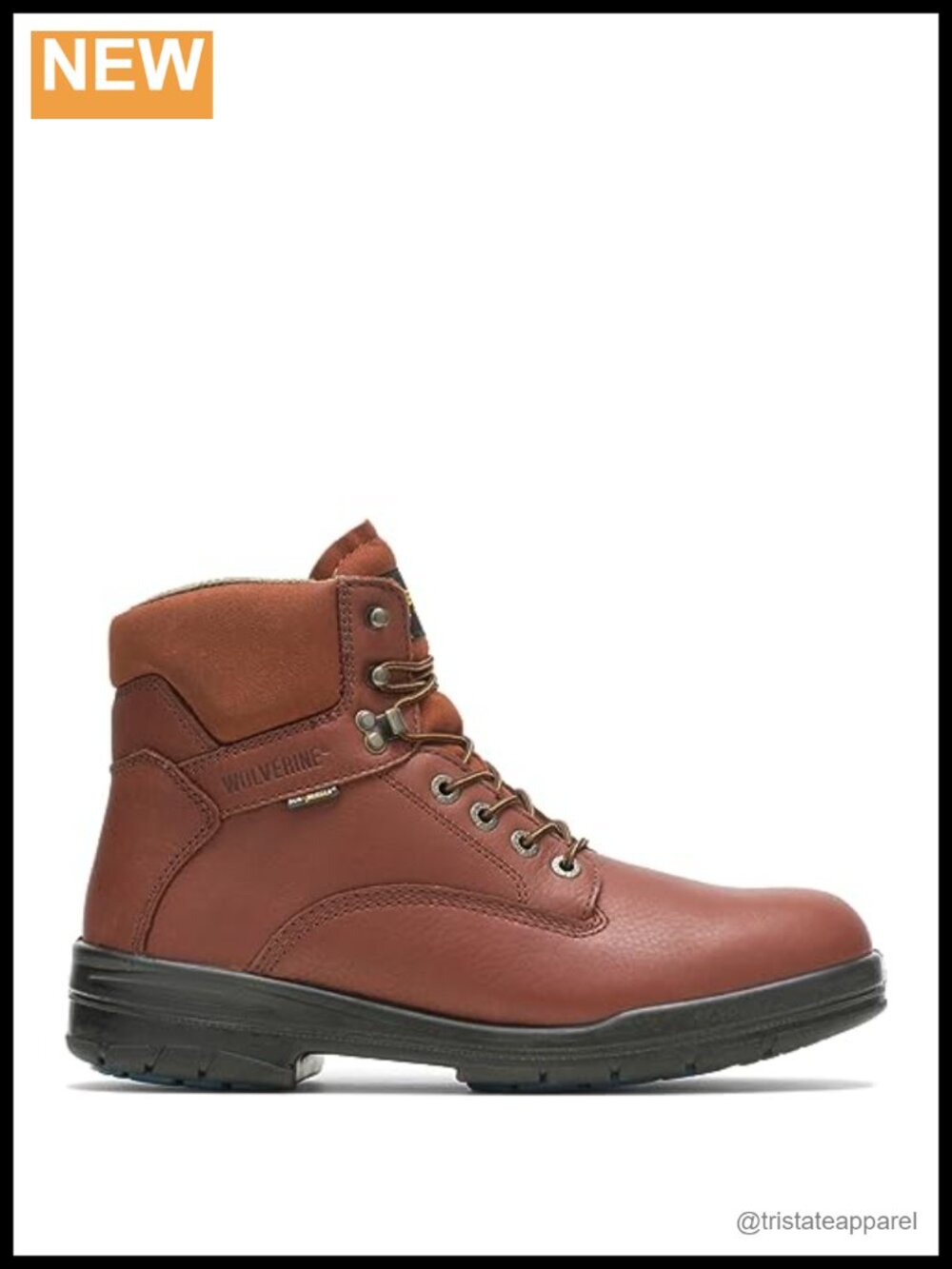 Wolverine DuraShocks Steel Toe Leather Work Boots Comfort Outsole